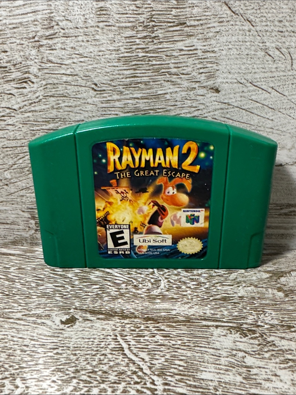 Nintendo Rayman 2: The Great Escape - Green Cartridge